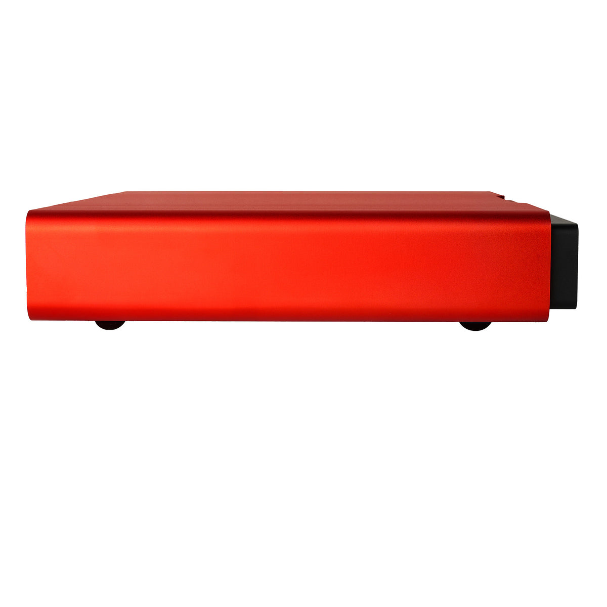 HiFiMAN Serenade JR R2R DAC HiFiMAN Serenade Jr red aluminium chassis side view